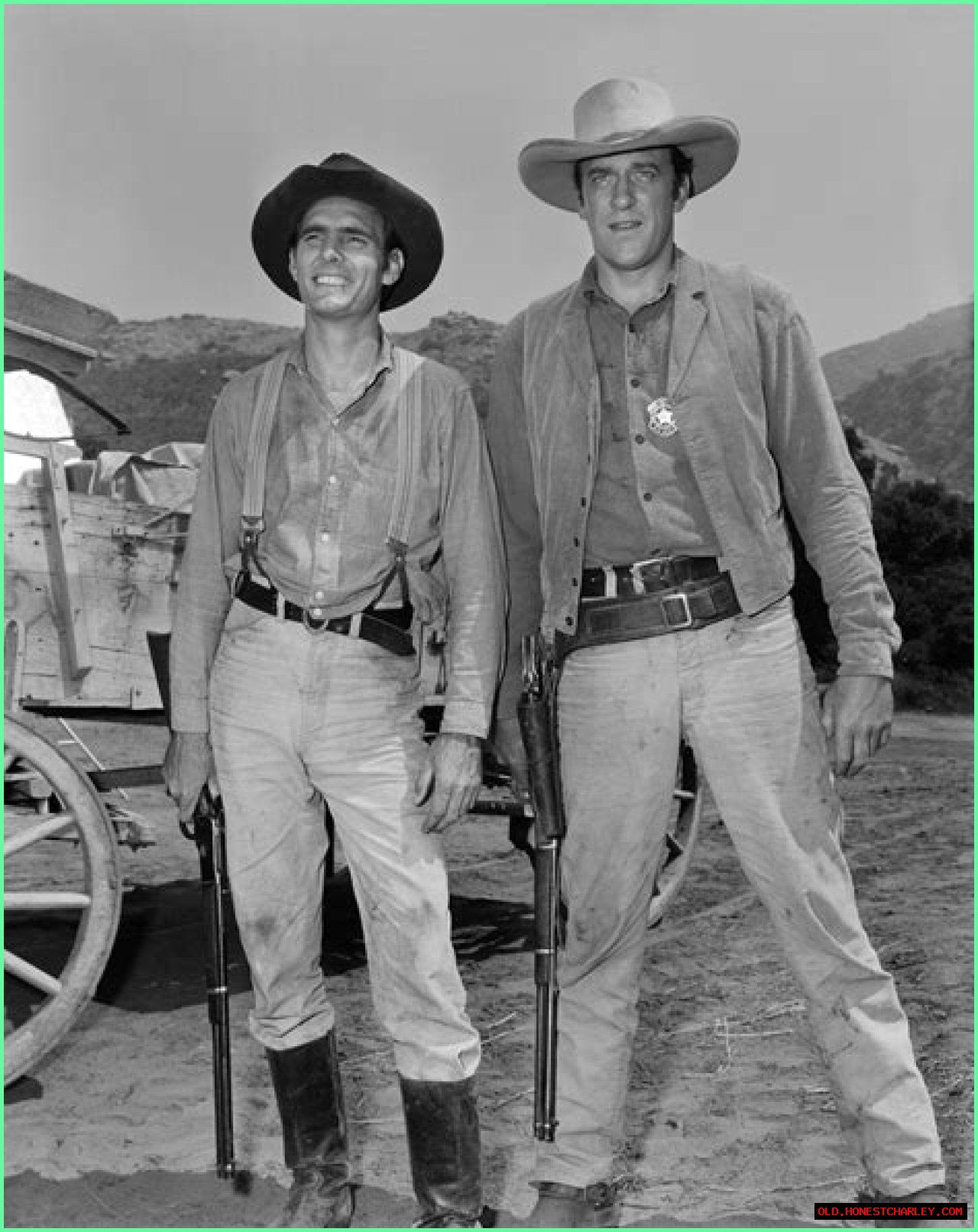 Did James Arness and Dennis Weaver get along?